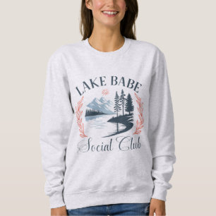 Sudadera Lake Babe Social Club Vida tranquila en el lago