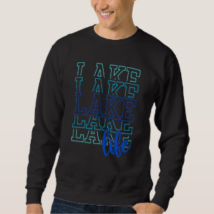 Sudadera Lake Chica Summer Lake Life Bote Waves Sun Rays