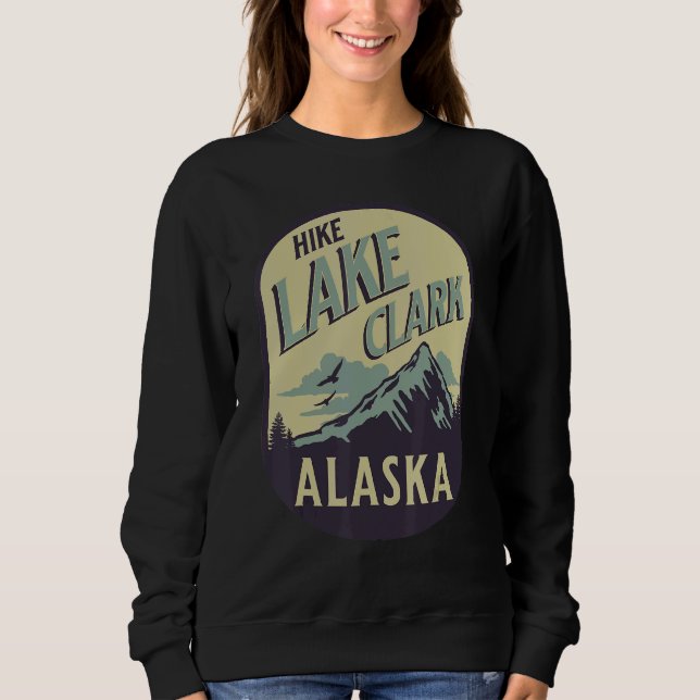 Sudadera Lake Clark Alaska Nature Hike Mountain Outdoors (Anverso)