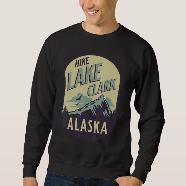 Sudadera Lake Clark Alaska Nature Hike Mountain Outdoors (Anverso)