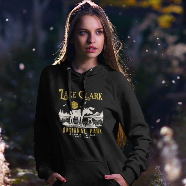 Sudadera Lake Clark National Park Classic Forest View (Subido por el creador)
