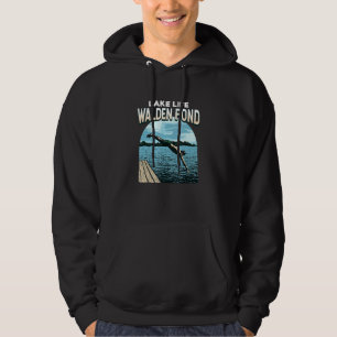 Sudadera Lake Life Walden Pond Swimming Massachusetts Swimm