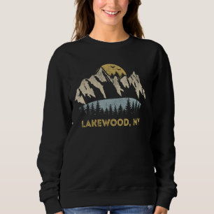 Sudadera Lakewood New York Mountain Sunset Sunrise NY