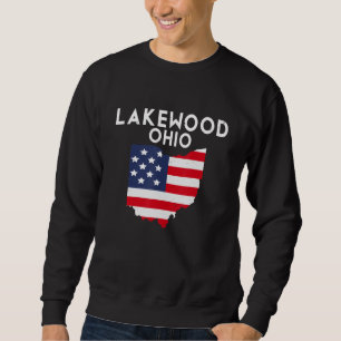 Sudadera Lakewood Ohio EE. UU. Estado América Viaje Ohioano