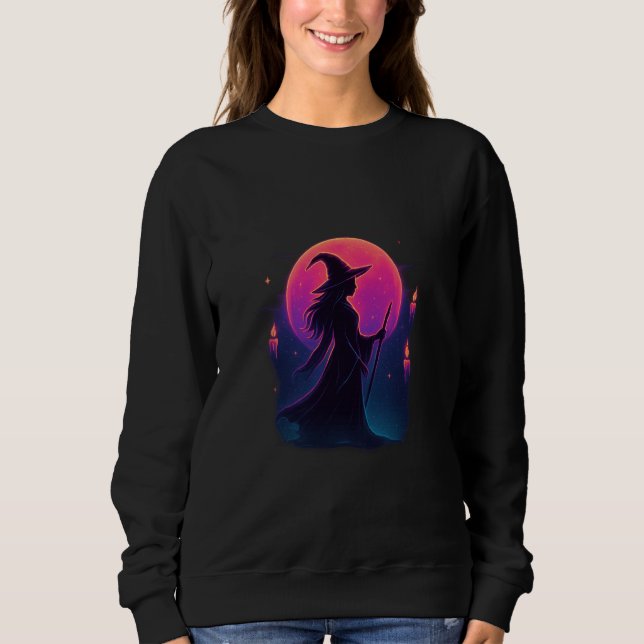 Sudadera Lamento de Bruja Neon (Anverso)