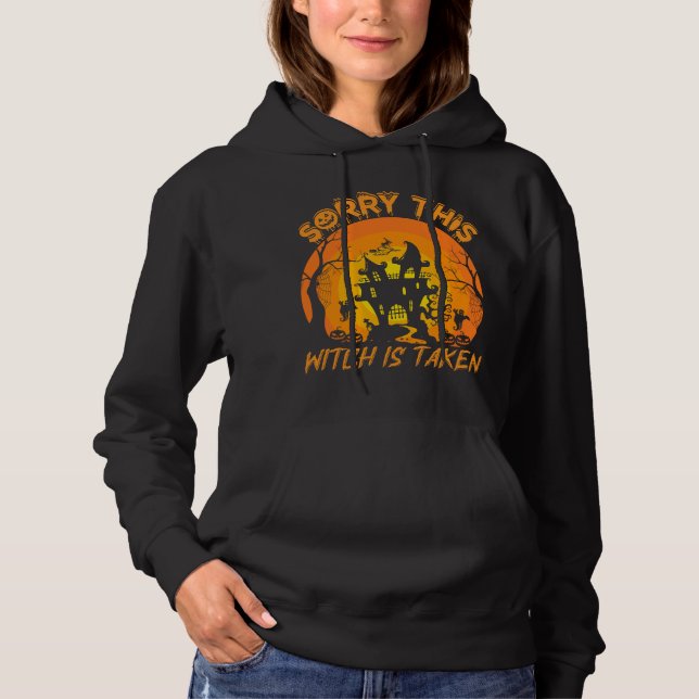 Sudadera Lamento que esta bruja sea tomada (Anverso)