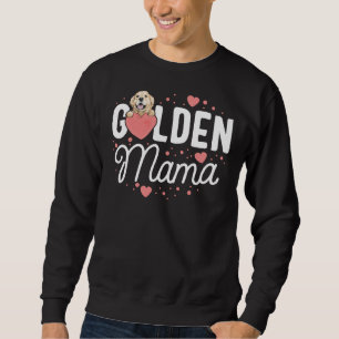 Sudadera Láminas de oro de mamá madre de corazón