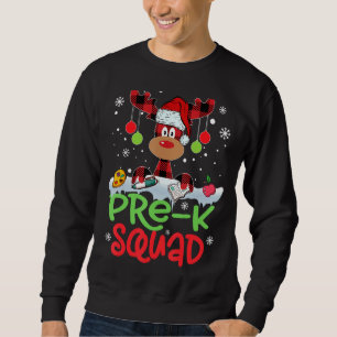 Sudadera Láminas rojas de reno de Santa Hat Páquer de K pro