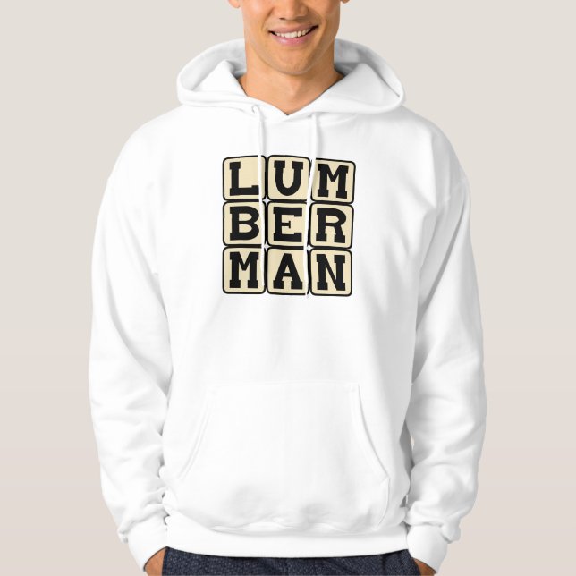 Sudadera Lañador, cortador de la madera (Anverso)