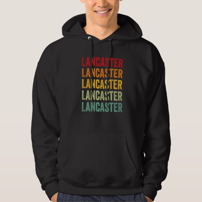 Sudadera Lancaster Rainbow Repetition Lancaster City (Anverso)