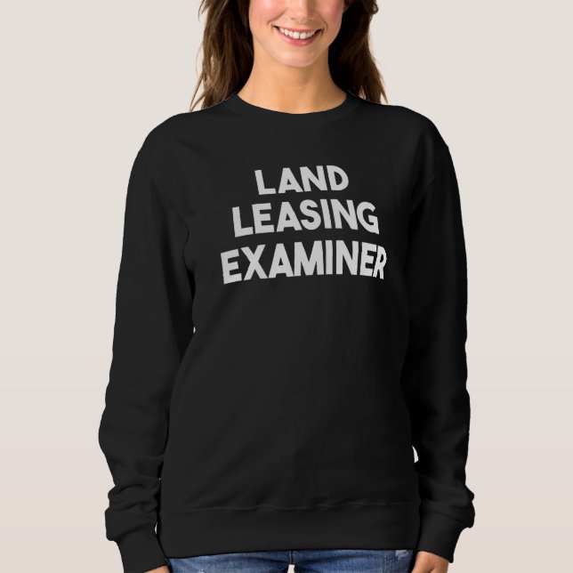 Sudadera Land Leasing Examiner   (Anverso)