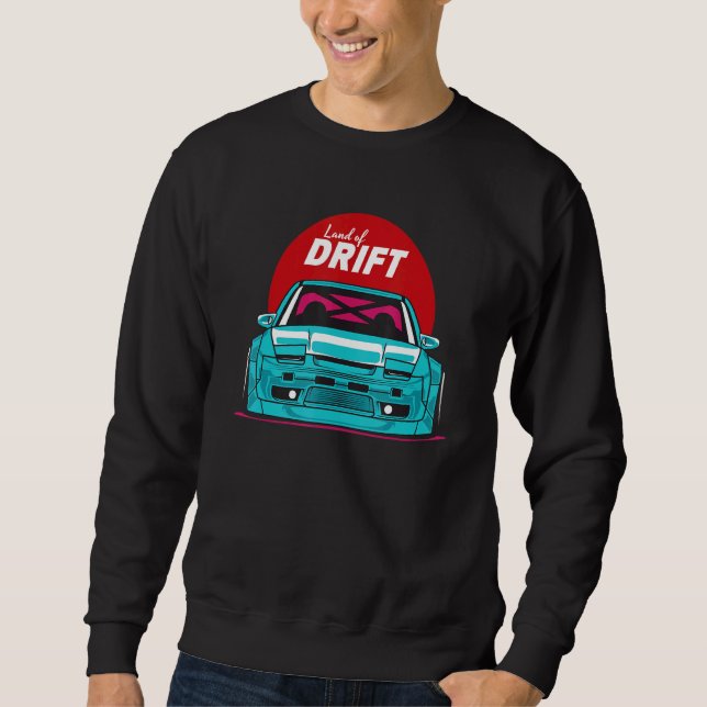 Sudadera Land of Drift Japan Car Tuning (Anverso)