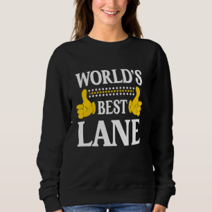 Sudadera Lane Surname Funny Team Family Apellido World's B