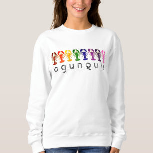 Sudadera Langostas del arco iris de Ogunquit Maine