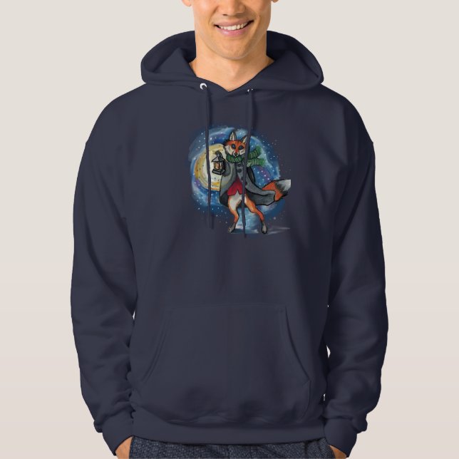 Sudadera Lantern Fox Holiday Hoodie (Anverso)