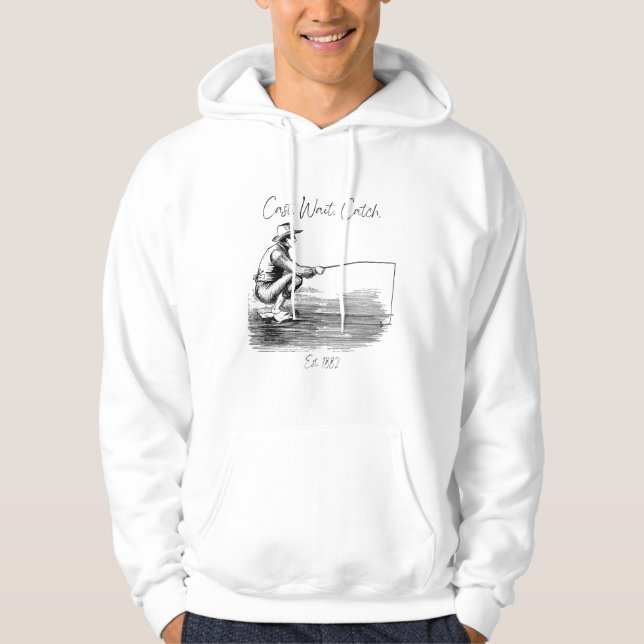 Sudadera Lanzar. Esperar. Atrapar (Anverso)