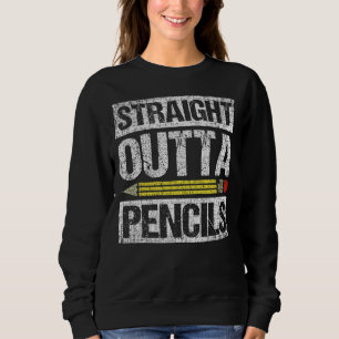 Sudadera Lápices de salientes rectos, profesor