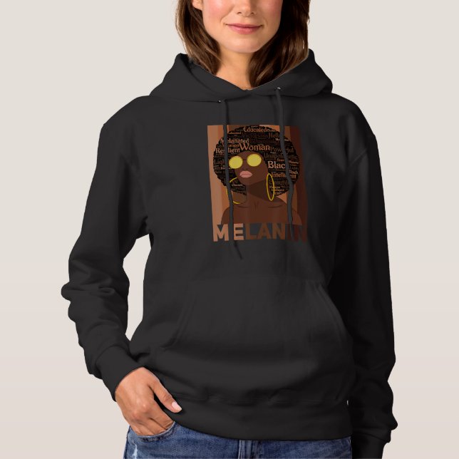Sudadera Lápiz de Mes del Orgullo Negro, afroamericano (Anverso)