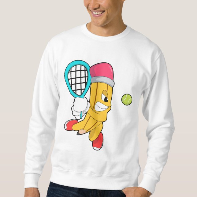 Sudadera Lápiz de tenis con raqueta de tenis (Anverso)