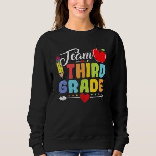 Sudadera Lápiz De Tercer Grado De Equipo De Vuelta A La Esc