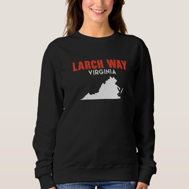 Sudadera Larch Way Washington USA State America Travel Wash (Anverso)