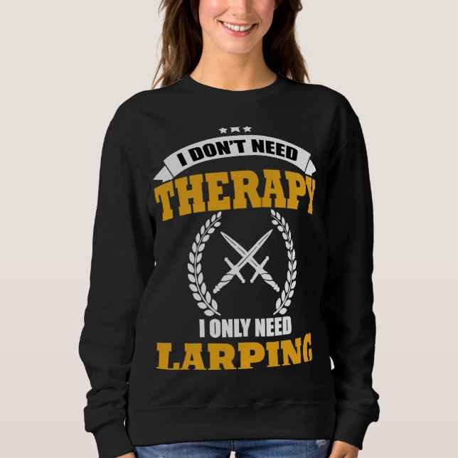 Sudadera Larping Cita Para Mayor (Anverso)