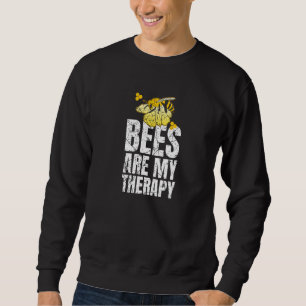 Sudadera Las Abejas Son Mi Terapia Apicultura Apicultor Pre