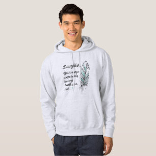 Sudadera Las Alas De La Hija Estaban Listas Por Mi Corazón