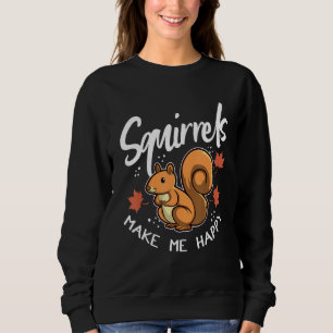 Sudadera Las ardillas me hacen feliz Animal del bosque Ardi