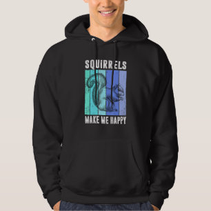 Sudadera Las ardillas me hacen feliz, divertido amante de l