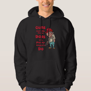 Sudadera Las armas de papá no matan a la gente con Bonito