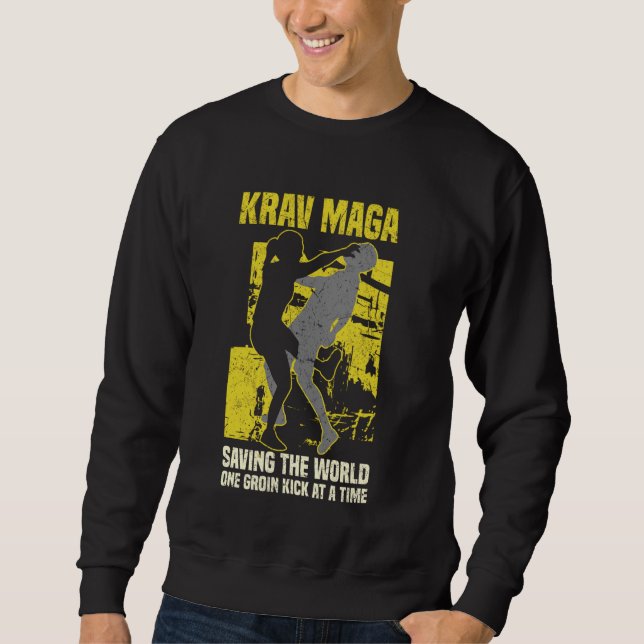 Sudadera Las artes marciales de Krav Maga (Anverso)