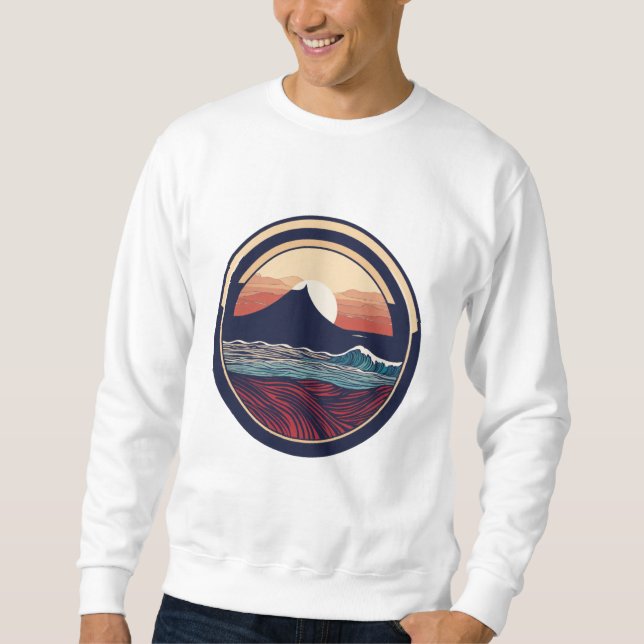 Sudadera Las aventuras del sushi en la Surf (Anverso)