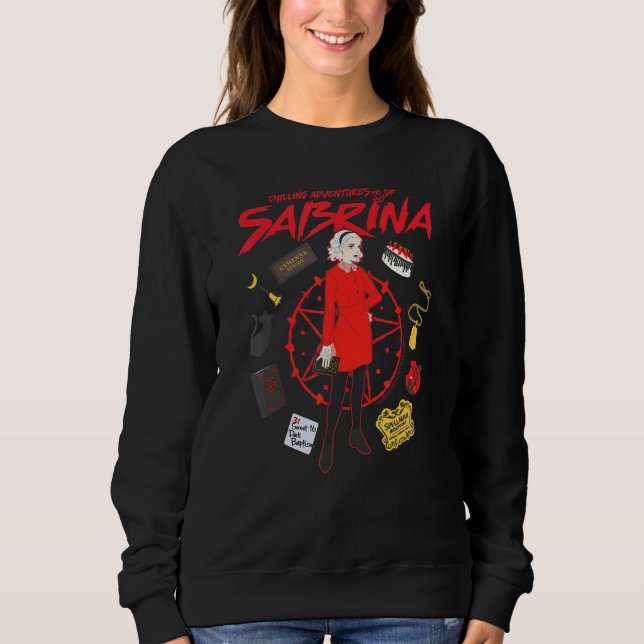 Sudadera Las Aventuras Escalofriantes De Sabrina Circle (Anverso)