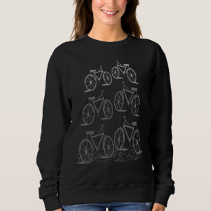 Sudadera Las Bicicletas Retro Tienen Un Aspecto Gráfico Par