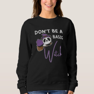 Sudadera Las brujas de Panda Halloween no son básicas