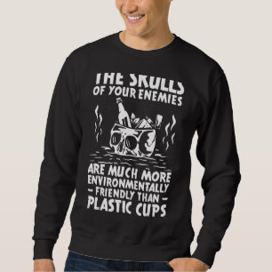 Sudadera Las Calaveras De Tus Enemigos Mucho Mejor Que Plas