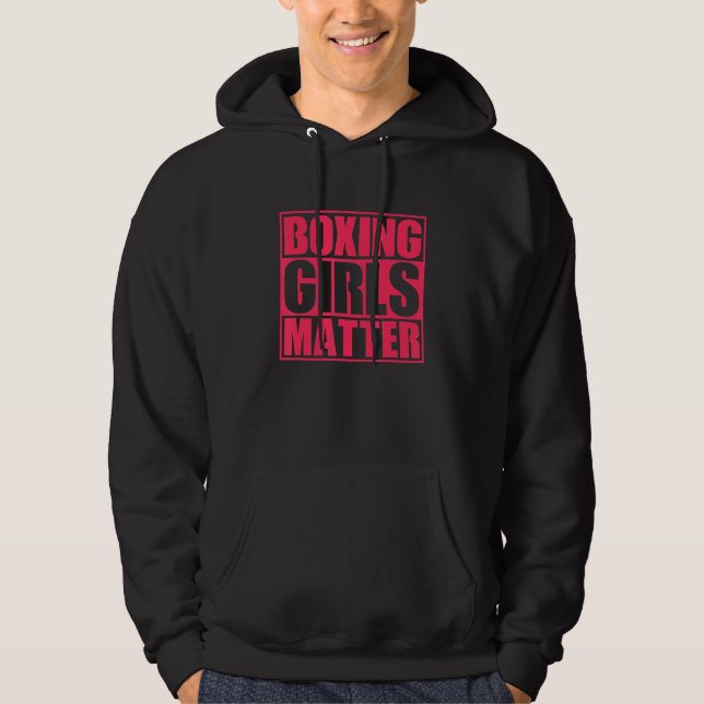 Sudadera Las chicas boxeadoras importan Entrenadora de boxe (Anverso)