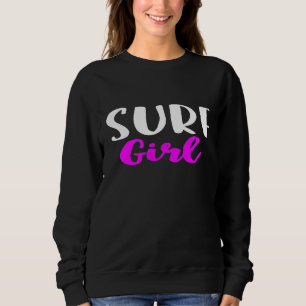 Sudadera Las Chicas De Surf Encantan A La Surfista Funny Cu
