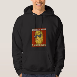 Sudadera Las Chicken Nugs Y Mamá Abraza A Toddler Ch Funny