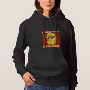 Sudadera Las Chicken Nugs Y Mamá Abraza A Toddler Ch Funny
