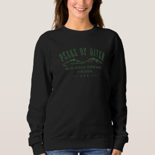 Sudadera Las cimas de Otter Blue Ridge Parkway Va angustiad