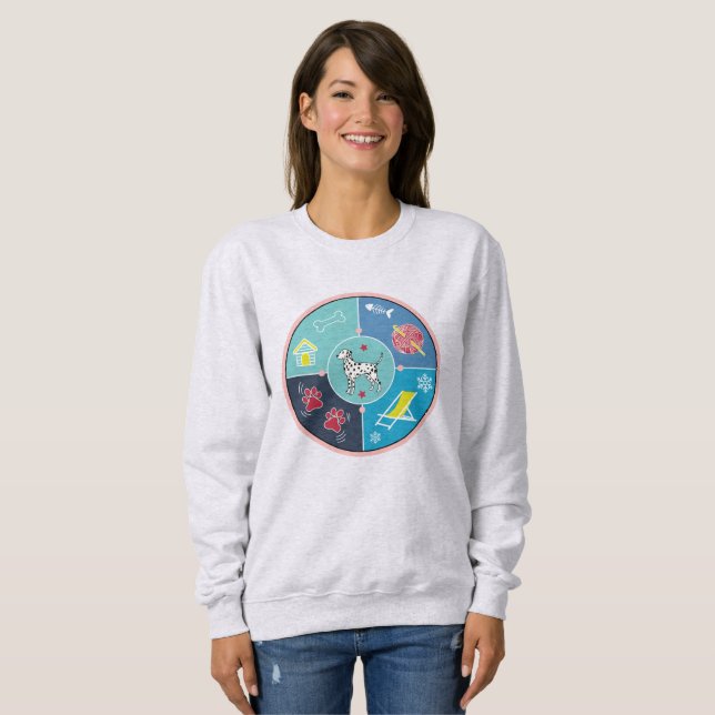 Sudadera las cosas del perro (Anverso completo)