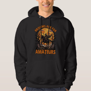 Sudadera Las Escobas Son Amateur Bruja De Halloween Caballo