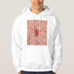 Sudadera Las flechas del corazón hechas a mano.