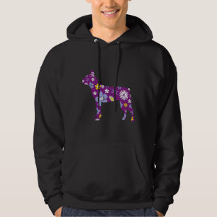 Sudadera Las Flores De Perro Terrier De Boston Patrón Idea