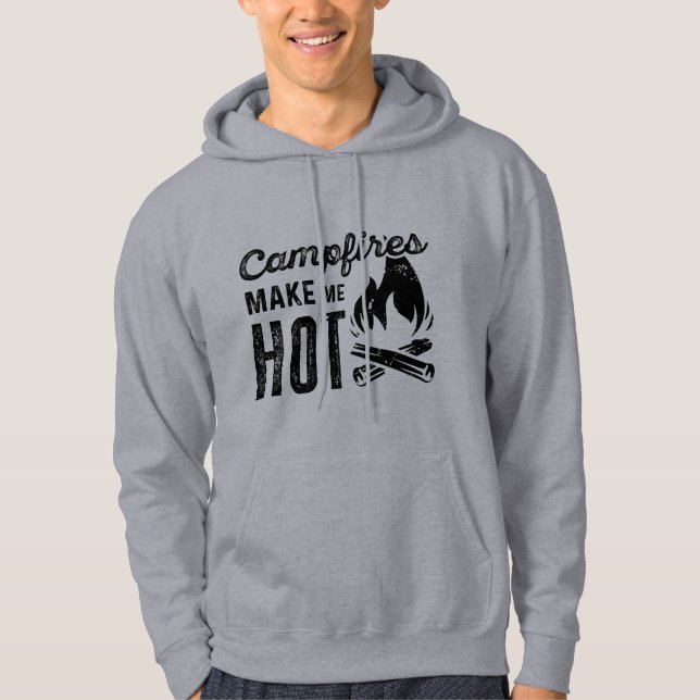 Sudadera Las fogatas me hacen estar caliente (Anverso)
