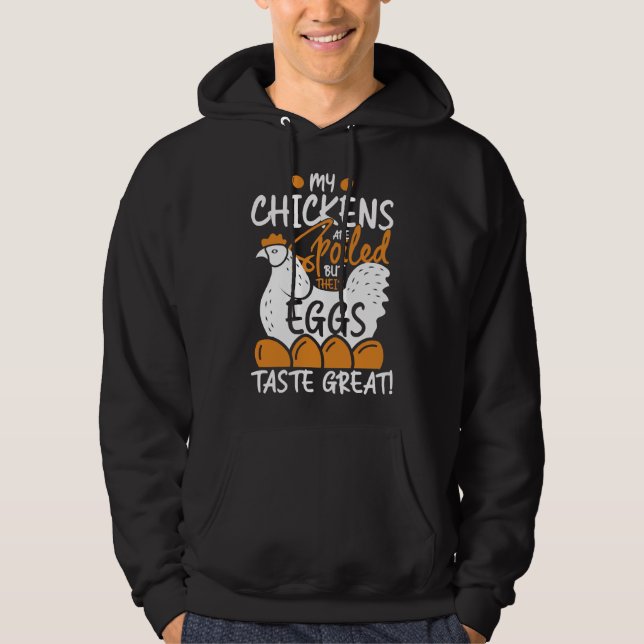 Sudadera Las gallinas están arruinadas (Anverso)