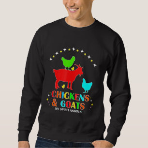 Sudadera Las gallinas son las cabras de mi espíritu, los an