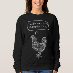 Sudadera Las gallinas también son personas